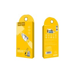 Адаптер Hoco UA10 Micro-USB OTG - Перлено бял