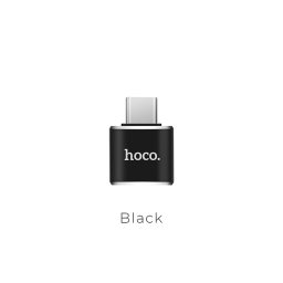 Адаптер Hoco UA5 Type-C to USB converter OTG - Черен