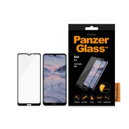 Стъклен протектор PanzerGlass за Nokia 2.4 CaseFriendly - Черен