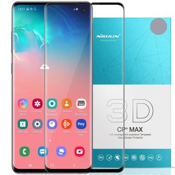Стъклен Протектор Nillkin 3D cp+ max за Samsung Galaxy S10 - Черен