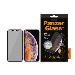 Стъклен протектор PanzerGlass за Apple Iphone X/Xs/11 Pro CaseFriendly, CamSlider Privacy - Черен