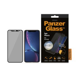 Стъклен протектор PanzerGlass за Apple Iphone XR/11 CaseFriendly CamSlider, Privacy - Черен