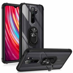 Калъф Military ring за Xiaomi Redmi 9 - Черен