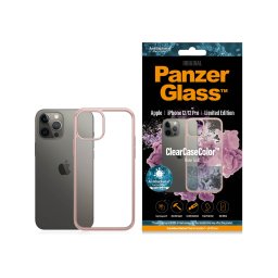Гръб PanzerGlass за iPhone 12 / 12 Pro, ClearCase - Rose Gold рамка