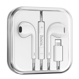 Слушалки Hoco M80 Original series earphones за Lightning - Бели