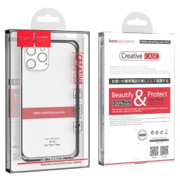 Гръб Hoco Thin Series PP case за iPhone 12 Pro - Прозрачен
