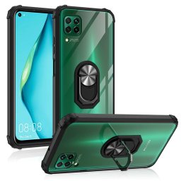 Гръб Military ring за Huawei P40 Lite - Зелен