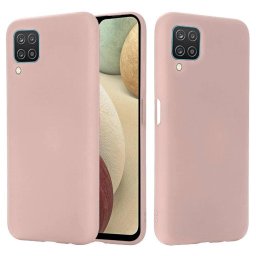 Гръб Mercury Silicone case за Samsung Galaxy A12 - Розов