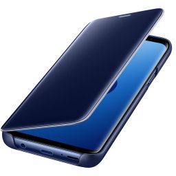 Оригинален калъф Clear View за Samsung Galaxy S9 - Син