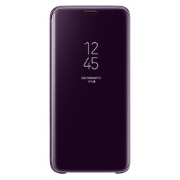 Оригинален калъф Clear View за Samsung Galaxy S9 - Лилав
