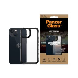 Гръб PanzerGlass SilverBulletCase за iPhone 13 mini - Черна рамка