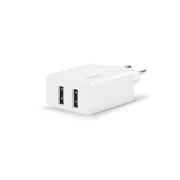 Адаптер 220V ttec SmartCharger Duo Travel Charger, 3.1A - Бял