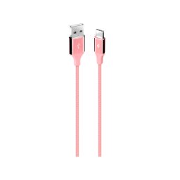 Кабел ttec AlumiCable Type C Charge/Data Cable, 2.0 - Rose Gold