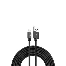 Кабел MFi ttec AlumiCable XL Lightning Charge / Data Cable, 2m - Черен