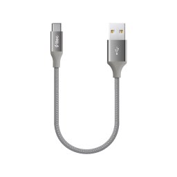 Кабел ttec AlumiCable Type C Charge / Data Cable 2.0 , 30 - Сив