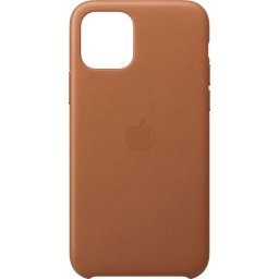 Оригинален гръб Leather за Apple iPhone 11 Pro - Кафяв
