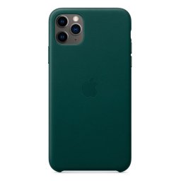 Оригинален гръб Leather за Apple iPhone 11 Pro Max - Зелен