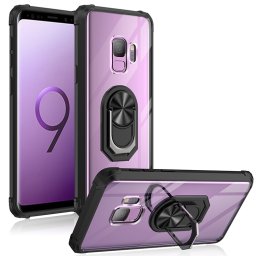 Гръб Military ring за Samsung Galaxy S9 plus - Черен
