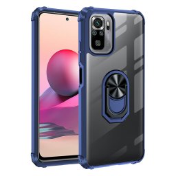 Калъф Military ring за Xiaomi Redmi Note 10 4G/ Note 10s - Син