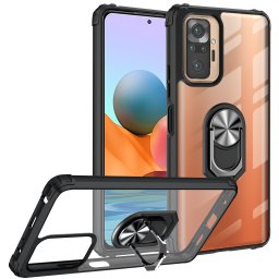 Калъф Military ring за Xiaomi Redmi Note 10 Pro /Note 10 Pro Max 4G - Черен