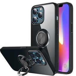 Гръб Military ring за iPhone 13 mini - Черен