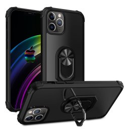 Гръб Military ring за iPhone 13 - Черен