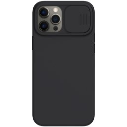 Гръб Nillkin Camshield Silky magnetic silicone case за iphone 12/12 pro - Черен