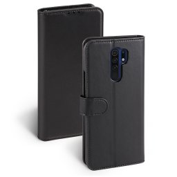 Калъф Krusell Phone Wallet за Xiaomi Redmi 9 - Черен