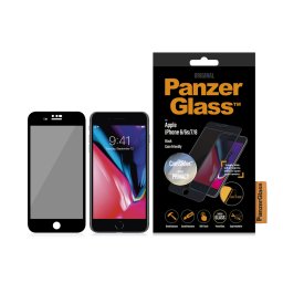 Стъклен протектор PanzerGlass за Apple Iphone 7/8/6/6s/2020 SE CaseFriendly, CamSlider, Privacy - Черно