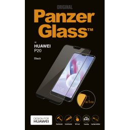 Стъклен протектор PanzerGlass за Huawei P20 CaseFriendly - Черен