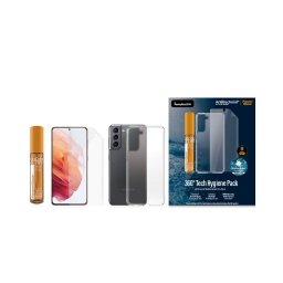 Защитно фолио PanzerGlass за Samsung Galaxy S21 Hygiene Pack (TPU, ClearCase, 30 мл Spray)