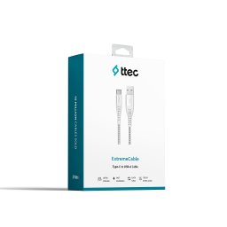 Кабел ttec ExtremeCable Charge / Data Cable, Type-C, 150 cm -Spce Grey