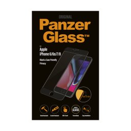 Стъклен протектор PanzerGlass за Apple Iphone 7/8/6/6s CaseFriendly Privacy - Черен