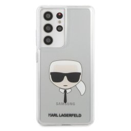 Гръб Karl Lagerfeld Choupette Eats Cover за Samsung Galaxy S21 Ultra - Прозрачен