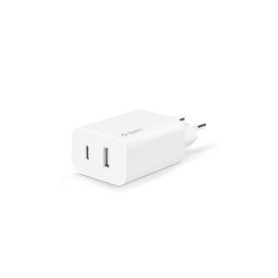 Адаптер ttec SmartCharger Duo PD Travel Charger USB-C+USB-A 32W - Бял