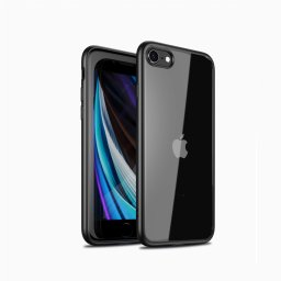 Гръб Ipaky Bright за iPhone XR - Прозрачен с черна рамка