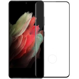 Стъклен протектор Nillkin 3d cp+ max glass за Samsung Galaxy S21 ultra - Черен
