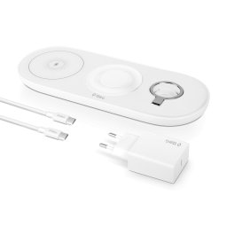 Безжично зарядно ttec AirCharger Trio (3 in 1) iPhone + Apple Watch + AirPods Wireless Speed Charging Station+ 20WPD Charger