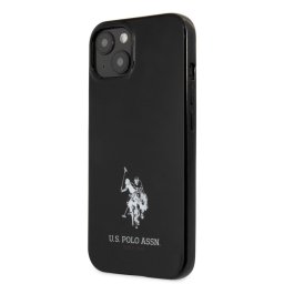 Гръб U.S. Polo TPU Horses Logo Hard Case за iPhone 13 - Черен