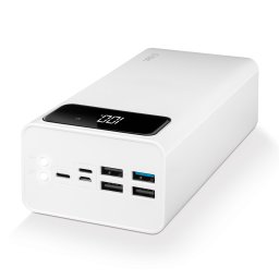 Външна батерия ttec ReCharger Mega, PD 50.000 mAh, Powerbank, бял