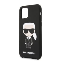 Гръб Karl Lagerfeld Iconic Silicone Case за iPhone 11 - Черен