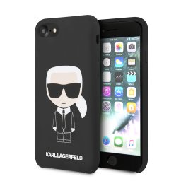 Гръб Karl Lagerfeld Full Body Silicone Case за iPhone 7/8/SE2020/SE2022 - Черен