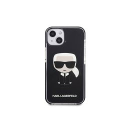 Гръб Karl Lagerfeld TPE Full Body Ikonik Case за iPhone 13 - Черен