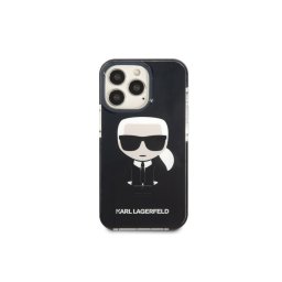 Калъф Karl Lagerfeld TPE Full Body Ikonik Case за iPhone 13 Pro - Черен