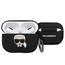 Калъф Karl Lagerfeld Karl Head Silicone Case за AirPods Pro - Черен