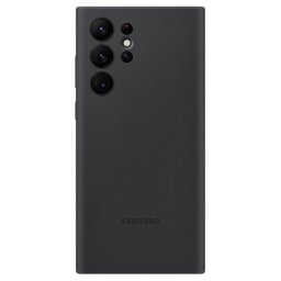 Оригинален гръб Samsung Silicone Cover за Galaxy S22 Ultra - Черен EF-PS908TBE