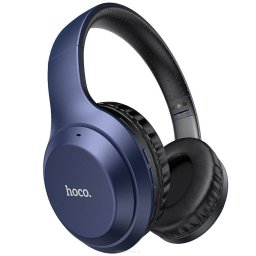 Bluetooth слушалки HOCO W30 Fun, SinglePoint, On-Ear - Сини