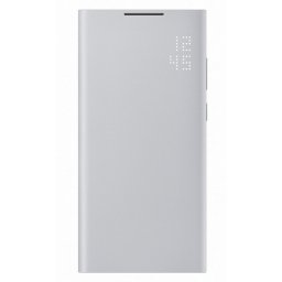 Оригинален калъф Samsung LED View Cover за Galaxy S22 Ultra Light Gray, EF-NS908PJE