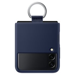 Оригинален гръб Samsung Silicone Cover за Galaxy Z Flip 3 - Син, EF-PF711TNE