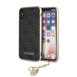 Гръб Guess Charms Hard Case 4G за iPhone X/XS - Сив